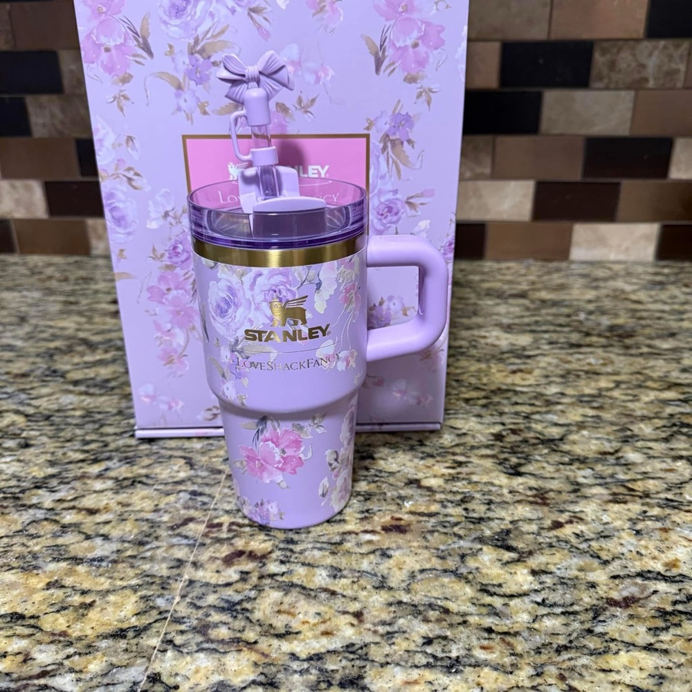 Stanley Lavender Floral Tumbler